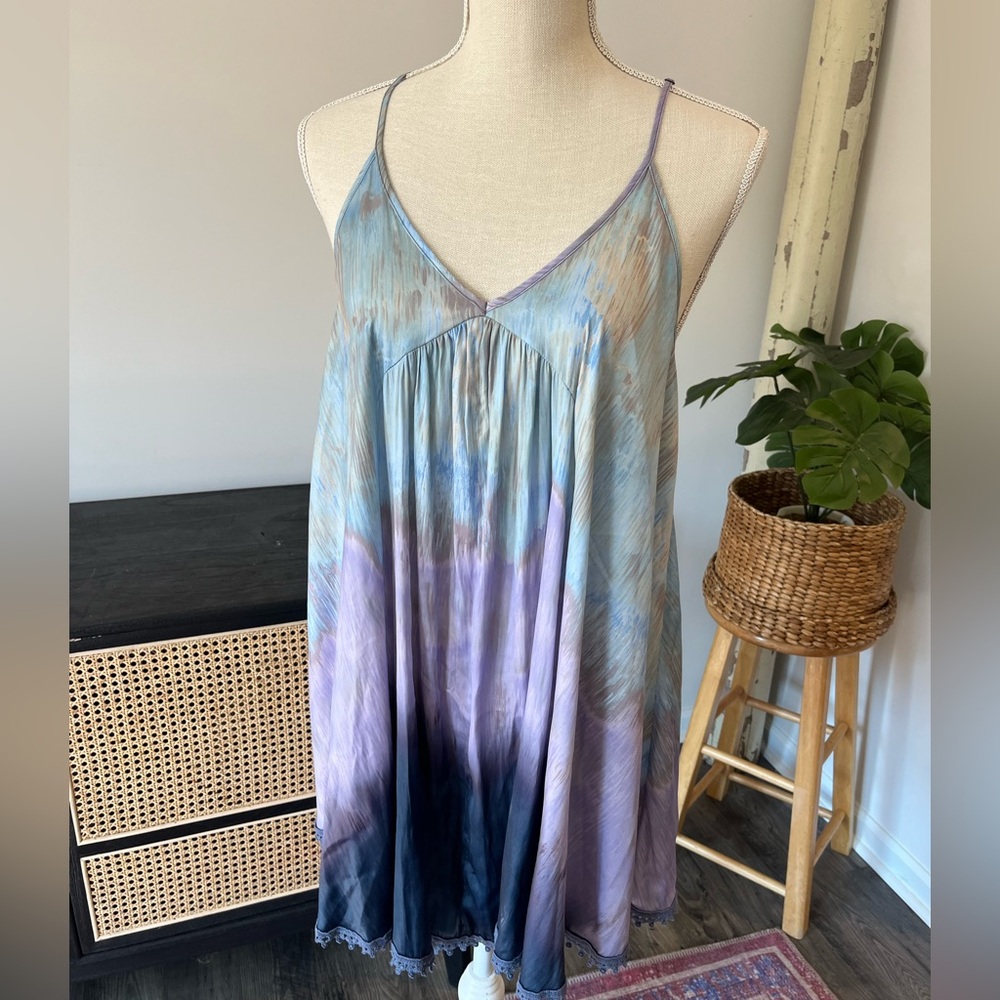 Intimately Free | Free People | Midnight Combo Silk Shift Dress